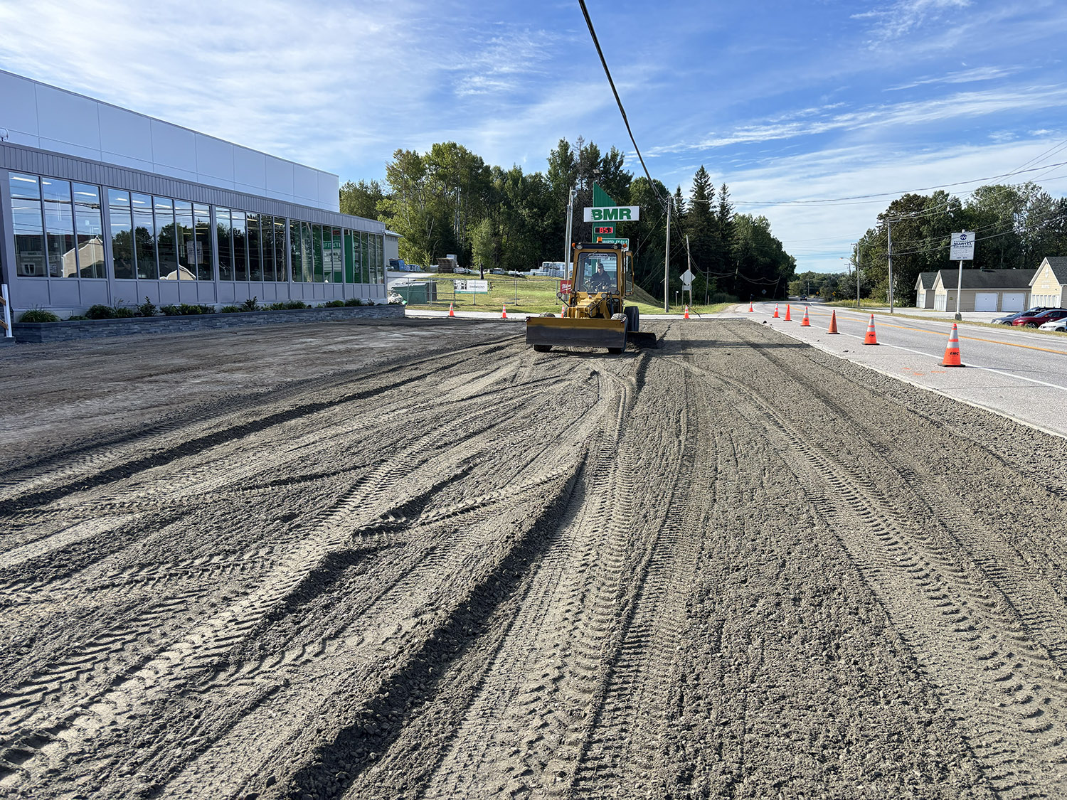 Travaux de nivellement