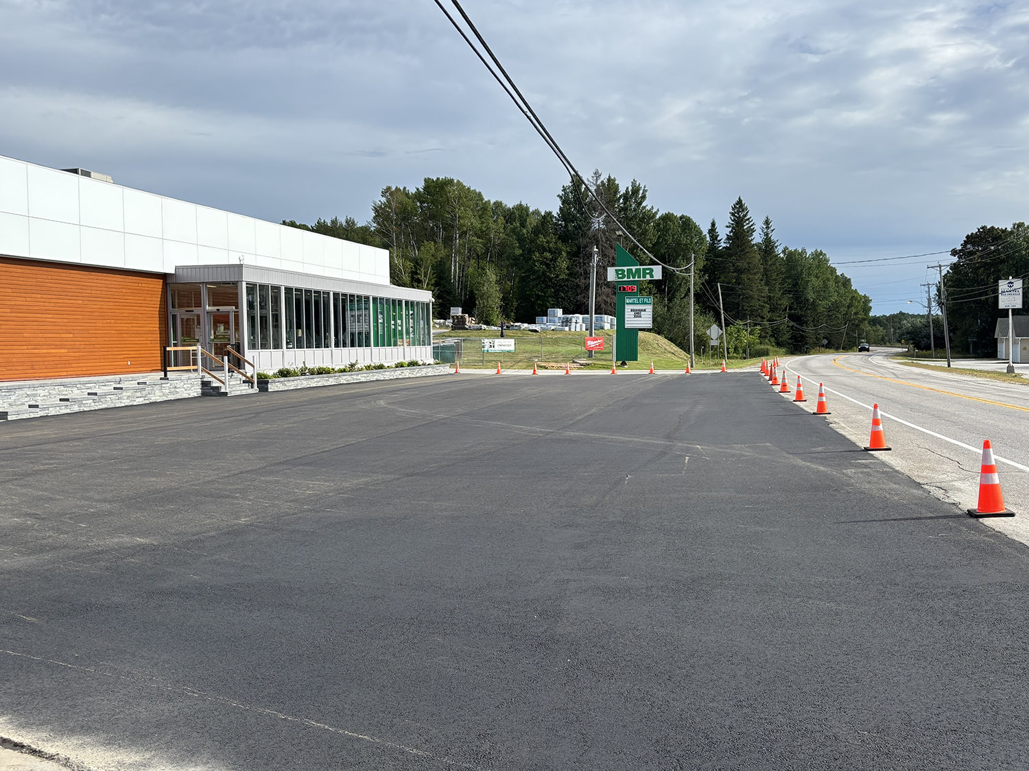 Travaux d'asphaltage