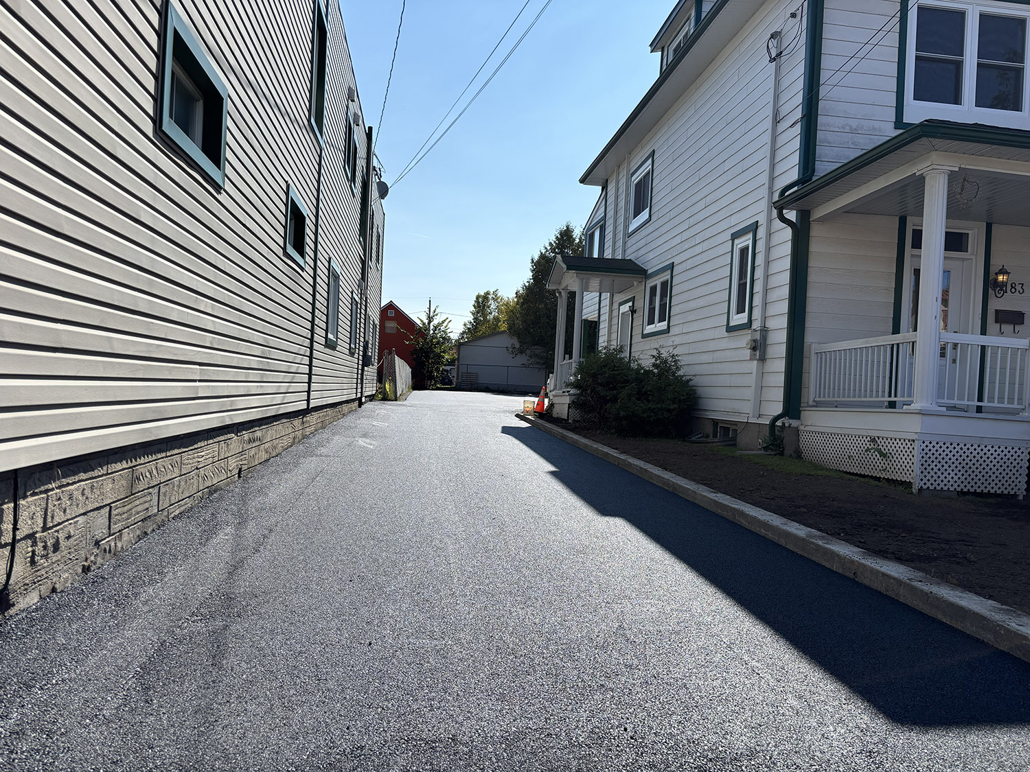 Travaux d'asphaltage