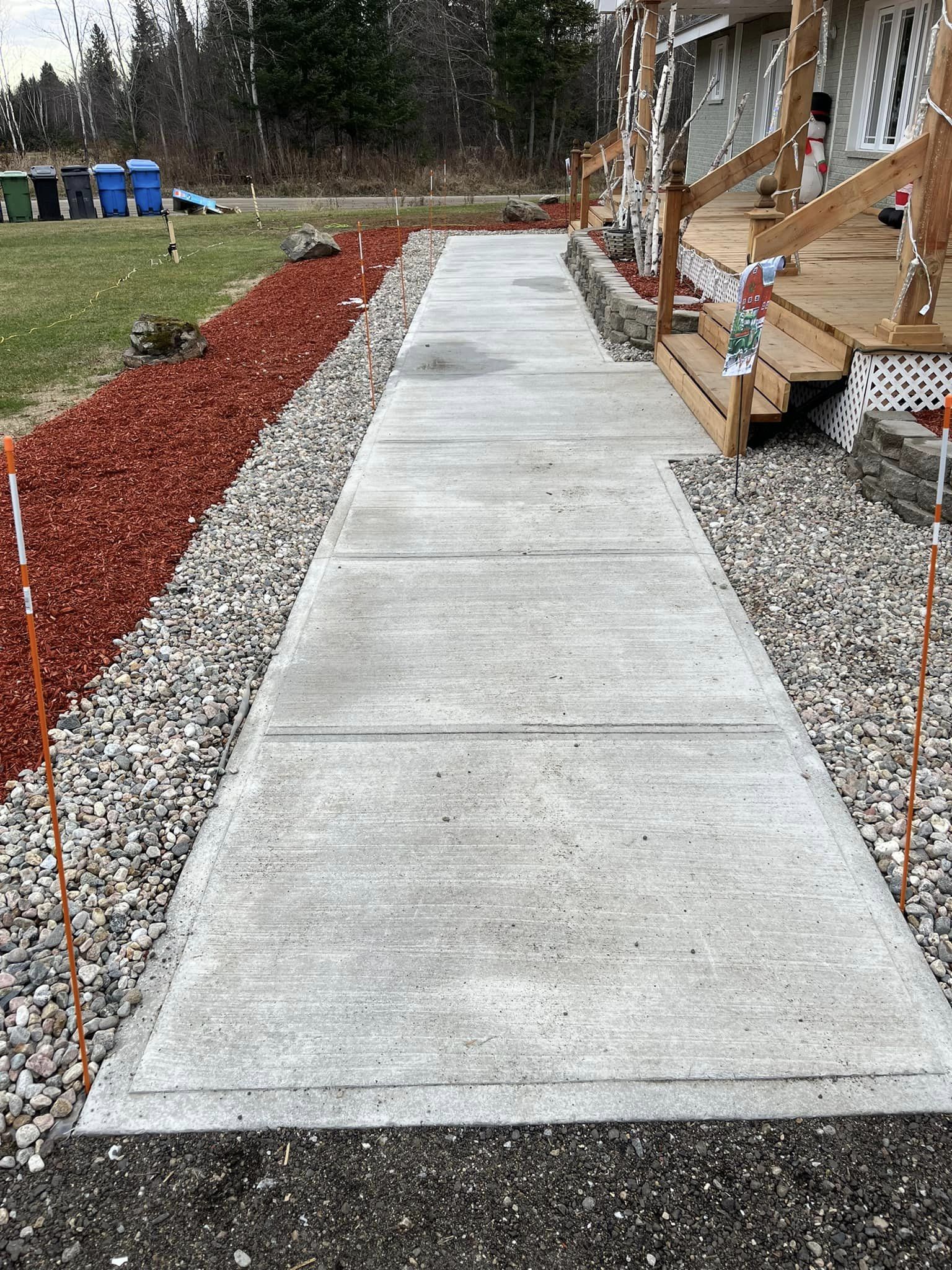 TROTTOIR DE BÉTON