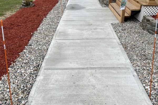 TROTTOIR DE BÉTON